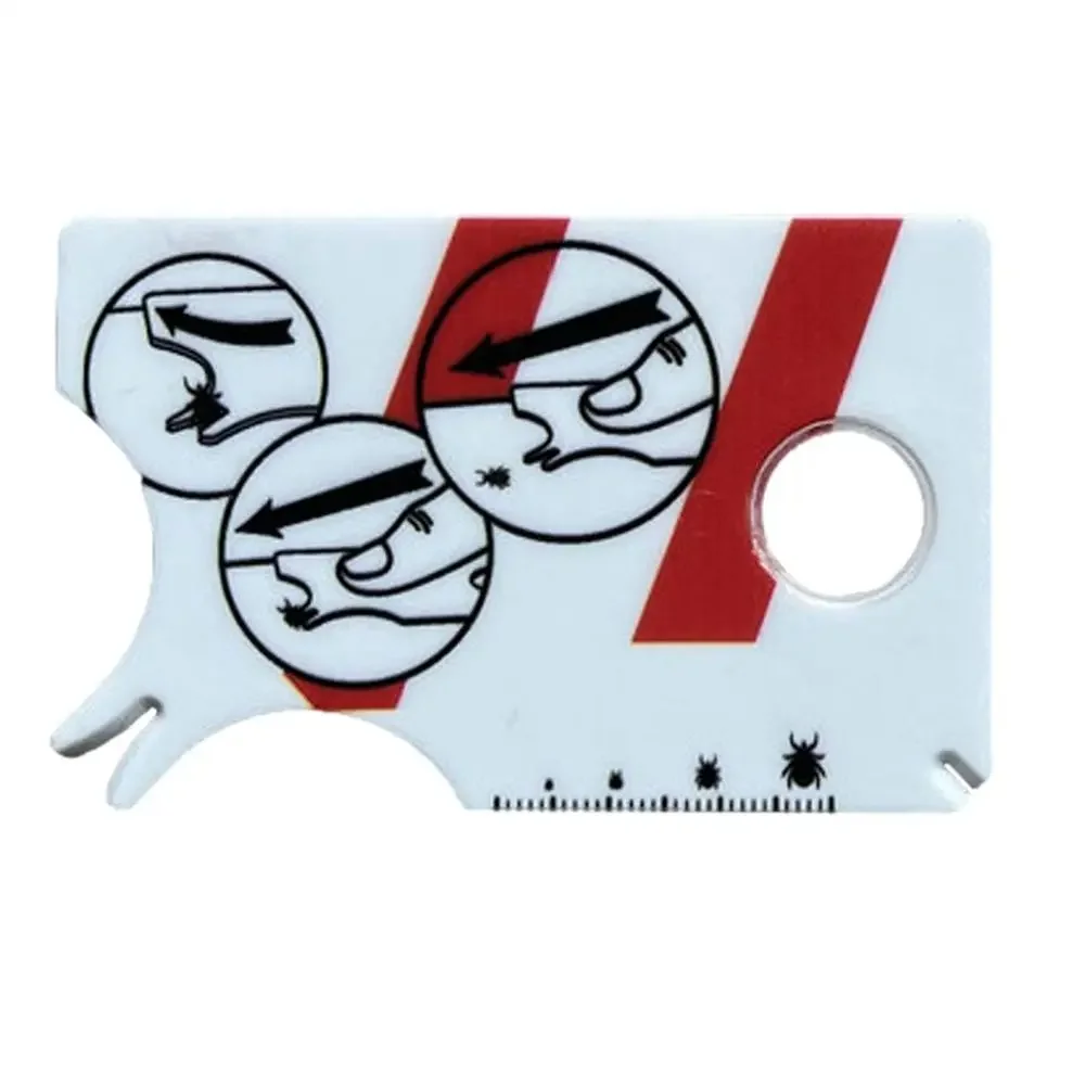 Portable Effective Tick Remover Card Pocket Size Magnifying Glass Lice Catcher Tool Durable Plastic Dog Cat Clean Tool Pets view 2