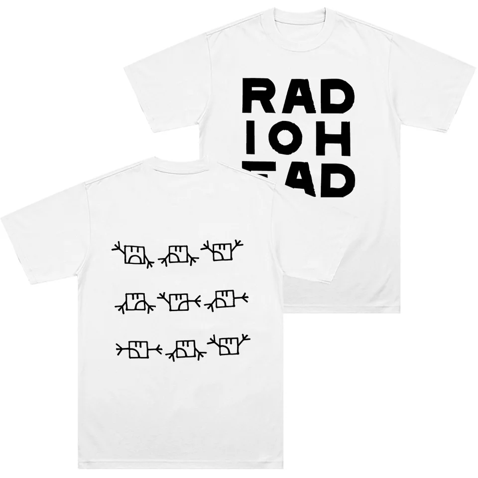 Radiohead Semaphore T-shirt Alternative Rock Band Cotton Long