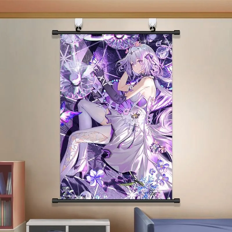 

Game Honkai Star Rail Anaxagoras Painting Fabric Wall Scroll poster Home Decoration Wall Decoration Gifts Cosplay