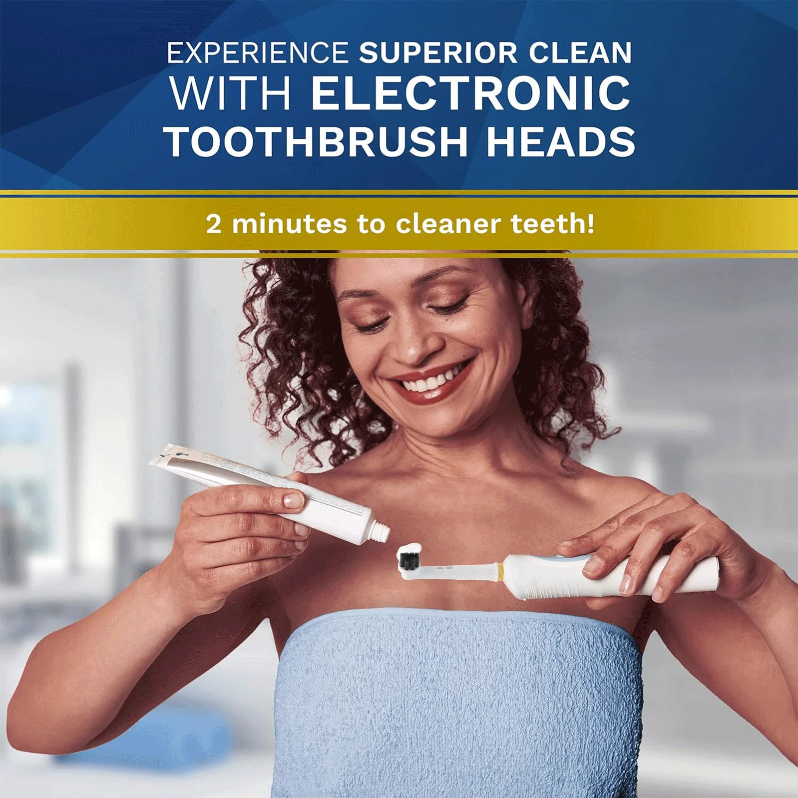 Electric Toothbrush Heads 4PCS/8PCS Oral Basic Cleaning Multi-level Powerful Cleaning Replaceable Toothbrush Heads