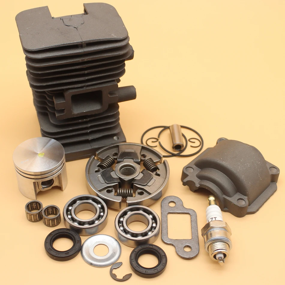 38MM Cylinder Piston Pan Bearing Kit For STIHL MS180 MS170 MS 170 180 017 018 Chainsaw Engine Spare Parts 10MM Pin 1130 020 1208