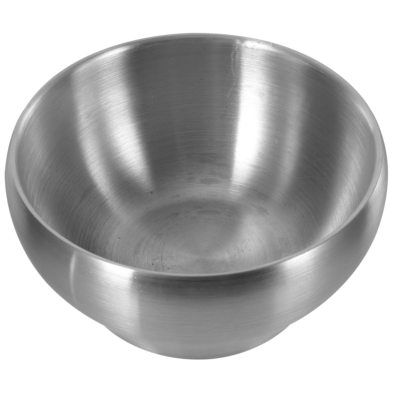 

Stainless Steel Insulated Bowl Double Wall Soup Rice Food Home Kitchen Restaurant Anti Slip Lightweight Easy Clean Reusable