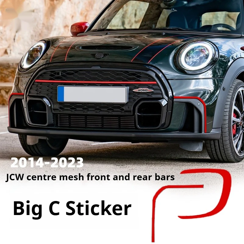 

Car Accessories For MINI Cooper JCW F55 F56F57 Exterior Conversion Parts Front Bumper Wrap Vents Bumper Decorative Stickers