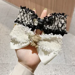 Korean Hair Accessories With a Light Luxury Temperament Bow Tie Little Bear Hair  Ring Pig Intestine Rope Girl Hair Accessoires