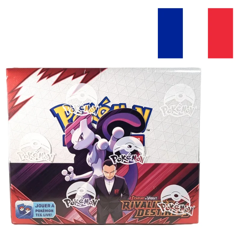 

360Pcs French Pokémon TCG: Scarlet Violet Destined Rivals Booster Box Pokemon trade card 36pcs Pack Box toys Gifts