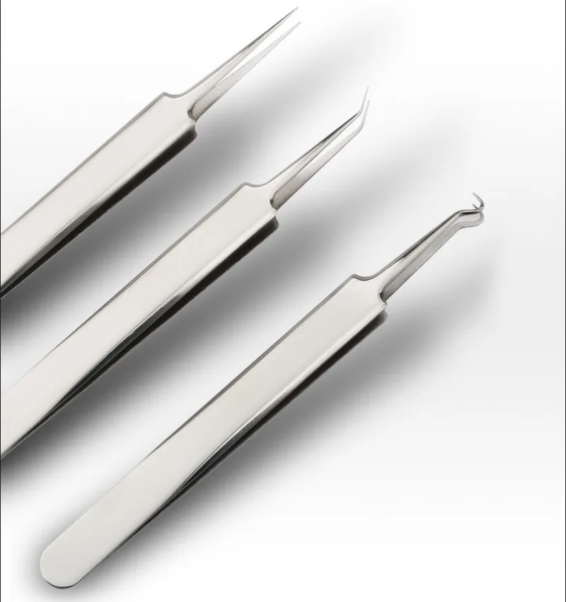 Professional Ultra-fine No. 5 Acne Blackhead Removal Tweezers Beauty Salon Pimples Needles Deep Cleaner Clip Face Skin Care Tool