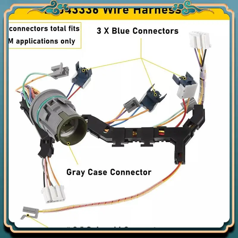 

L39A-29543336 6 Speed Transmission Wiring Harness For Allison 1000 2000 2400 Internal Wire Harness 2006-2009