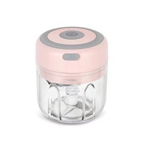 Food Processor 250mL Electric Food Chopper USB Rechargeable Mini Garlic Masher Machine Smart Wireless Condiment Grinder Chili