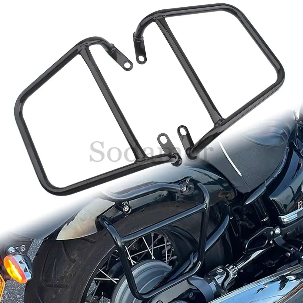 

Motorcycle Saddlebag Support Bar Bracket Accessories Rear Luggage Side Case Box Mount Rack For BMW R18 Classic R18 100 Years