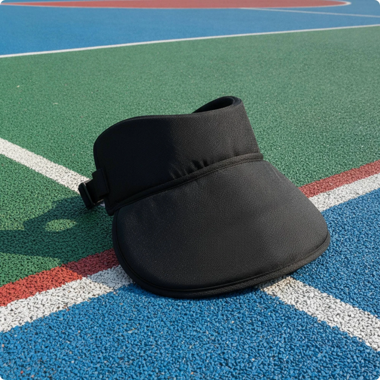 Hockey Neck Guard Padded Hockey Neck Protector Anatomically Contoured Shock-Absorbing for Speed Skaters, Rink Training