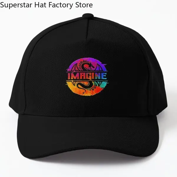 Full Colour Imagine Dragons  Baseball Cap Hat Sun Outdoor Fish Women Hip Hop Spring  Sport Casquette Bonnet  Czapka Solid Color