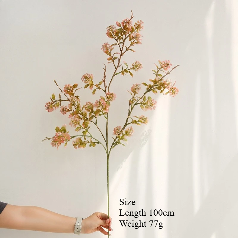 2 Stück künstliche Blumen, Herbst-Vintage-Magnolie, DIY-Hochzeitsstrauß, Tischdekoration für Zuhause, künstliche Hortensie, Pfingstrose, Kunstblume – Detail 10