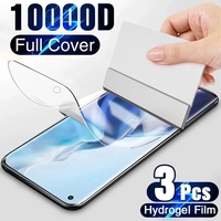 3PCS Screen Protector Hydrogel Film For HTC U23 U20 U19e U12 Life U11 10 Evo Desire 22 21 20 19 12 Plus Pro 19s 12s Not Glass