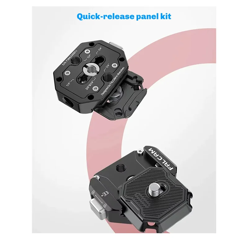 【تخفيضات سريعة】لـ FALCAM F38 Pro طقم لوحة الإفراج السريع متعدد الفتحات لقاعدة Arca Swiss لكاميرا DSLR نظام تركيب ثلاثي القوائم Gimbal