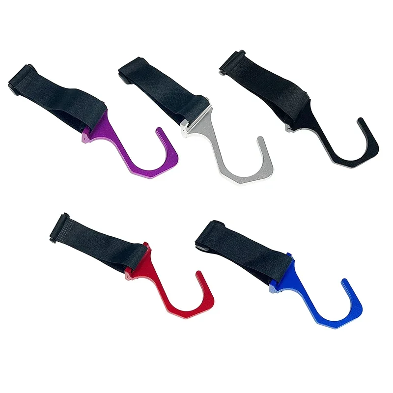 

Aluminum Steering Wheel Hook With Adjustable Nylon Strap, Car Mounted Modification