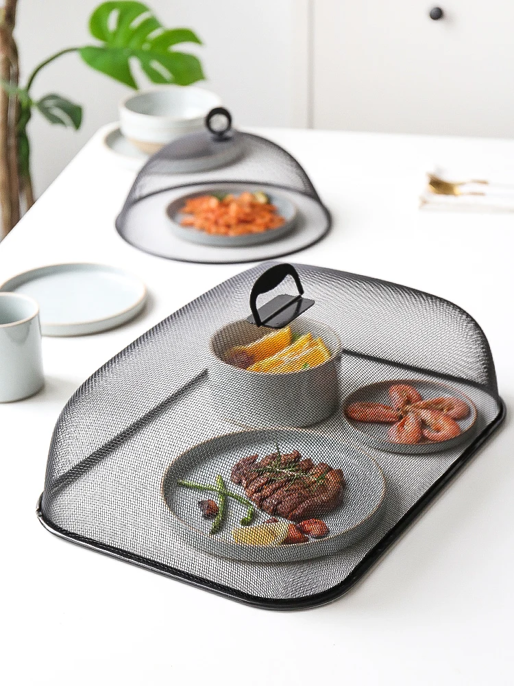 Dish Cover Summer Household Fashion Dining Table Cover Leftovers Food Food Cover Fly Mosquito Dust Cover Kitchen Tools