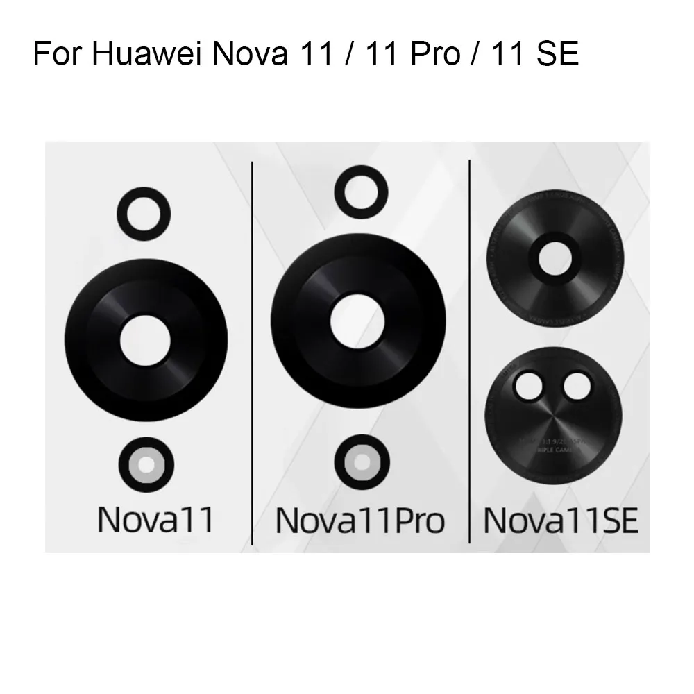 

For Huawei Nova 11 Replacement Back Rear Camera Lens Glass Lens test good For Nova 11 Pro back camera glass Lens Parts Nova 11se