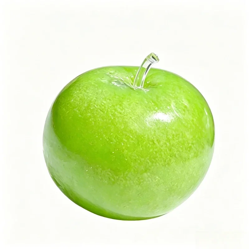 Grüner Apfel Slushie Squishy Fidget Toy Knuspriges, formbares, nicht springendes sensorisches Stressabbau-Spielzeug mit mittlerer Griffstärke, langsam aufsteigend, Geschenk – Detail 3