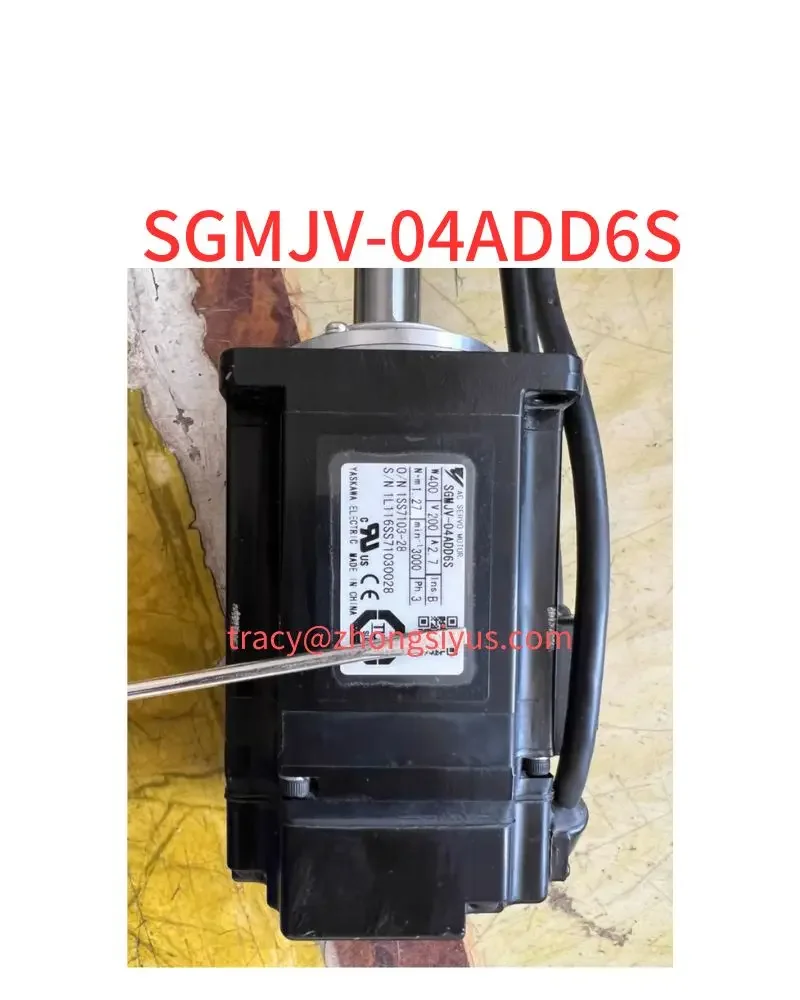 

Used SGMJV-04ADD6S servo motor