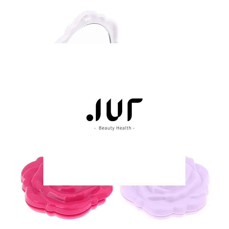 1 STKS Draagbare Retro Rose Bloem Mini Spiegel Kleine Zak Make-up Spiegel Dubbelzijdig Handspiegels Compact Cosmetische Schoonheid Tool