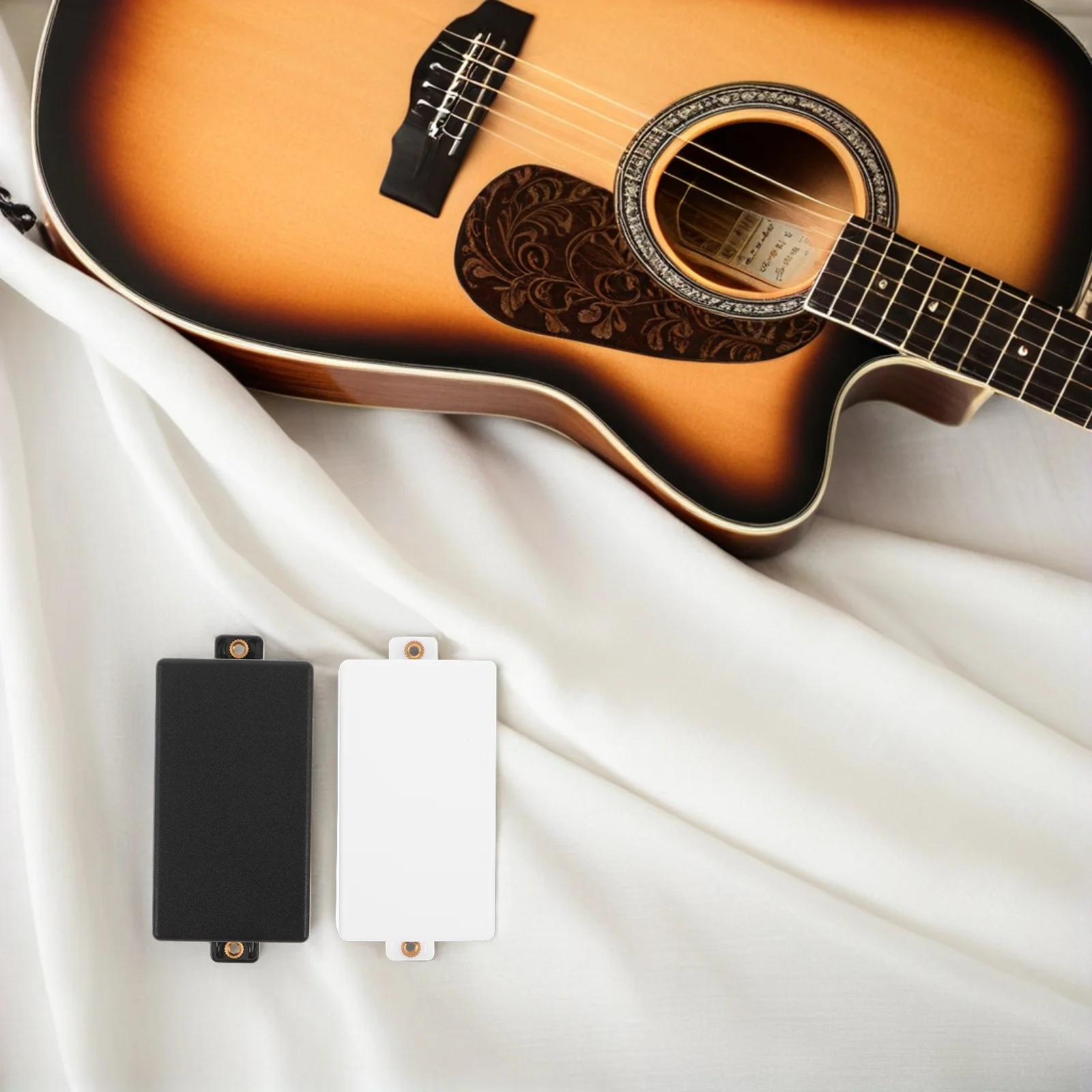 

6Pcs Electric Guitar Pickup Enclosures Optimized Sound Collection Wear Resistant Material Ideal for Studio Recording Guitar