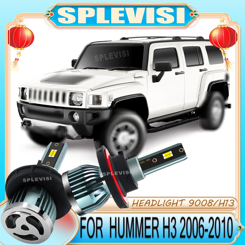 

High-Quality car LED Headlight Hassle-Free Installation Reliable Night Driving Shockproof For Hummer H3 2006-2010 2007 2008 2009