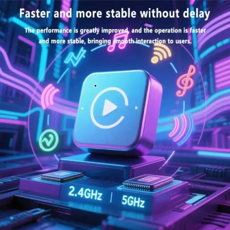 2025 جديد 2IN1 اللاسلكية CarPlay أندرويد السيارات USB محول دونغل الذكية صندوق صغير التوصيل اللعب لشركة فولكس فاجن تويوتا نيسان هوندا فورد بنز كيا #4