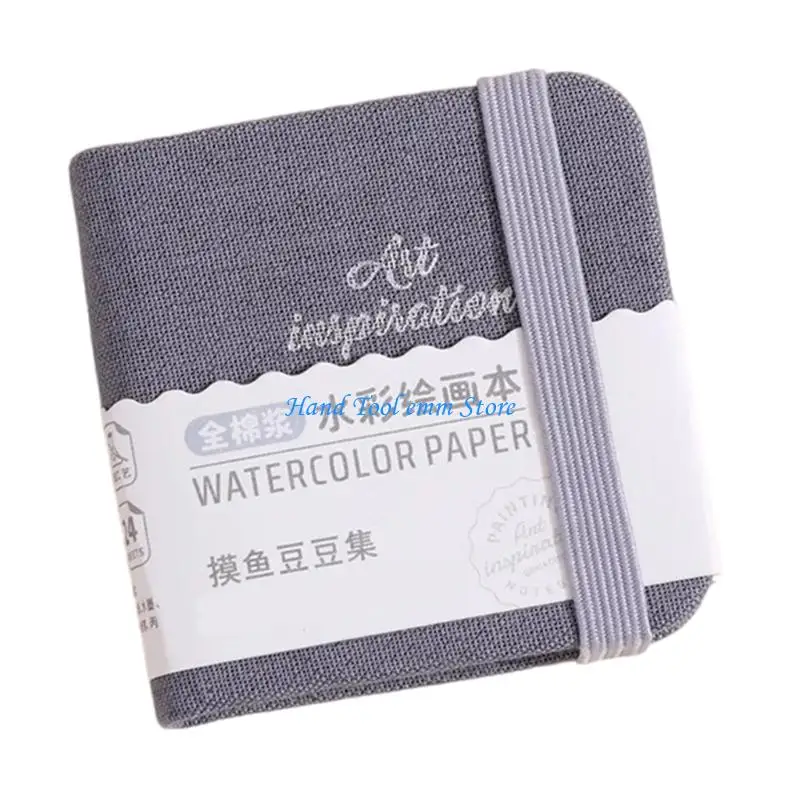 H37F 24 Sheets Cotton Paper Hardcover Watercolor Watercolor Book