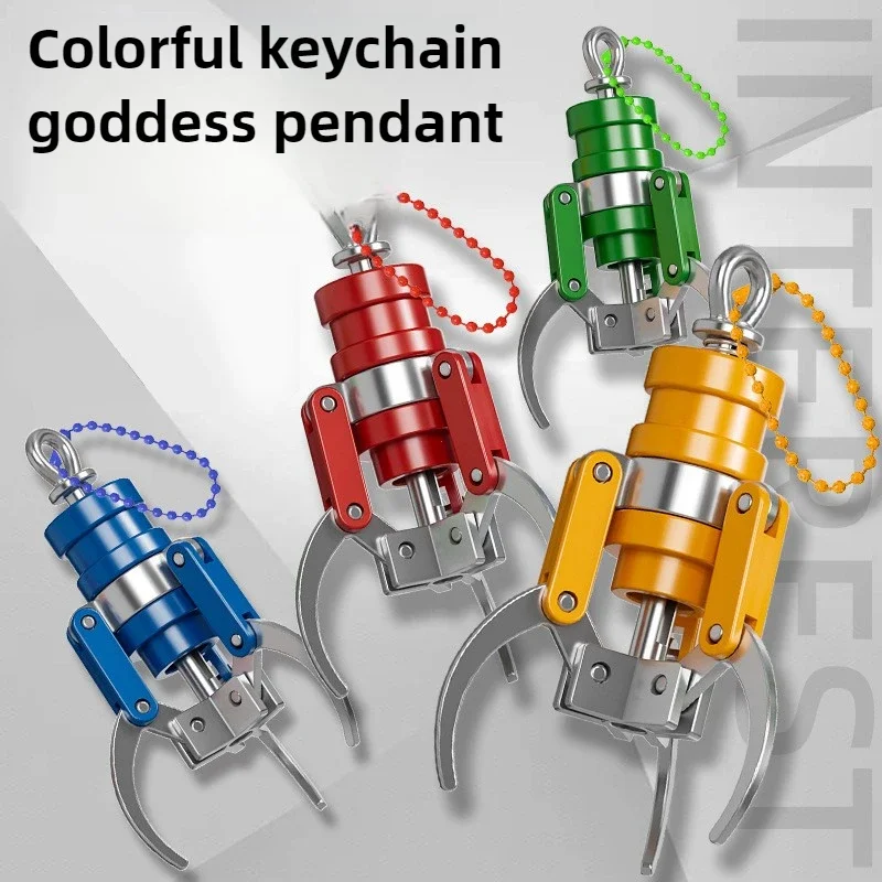 الإبداعية البسيطة القابض الإصبع الضغط أداة المفاتيح دمية آلة مخلب DIY قلادة لعبة ممتعة هدية #3