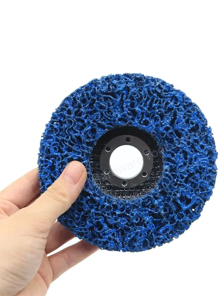 3PCS 100/115/125mm Poly Strip Disc Schurende Wiel Verf Roest Verwijderen Schoon Voor Haakse slijper Metaal Roest Verwijderen Schoonmaken - afbeelding 2