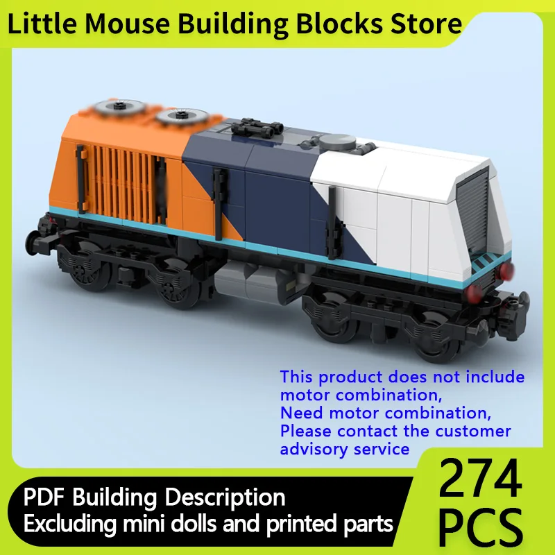 

City Car Model MOC Building Bricks Railway Adventure Train Modular Technology Children Holiday Gifts Assemble Toys Suit