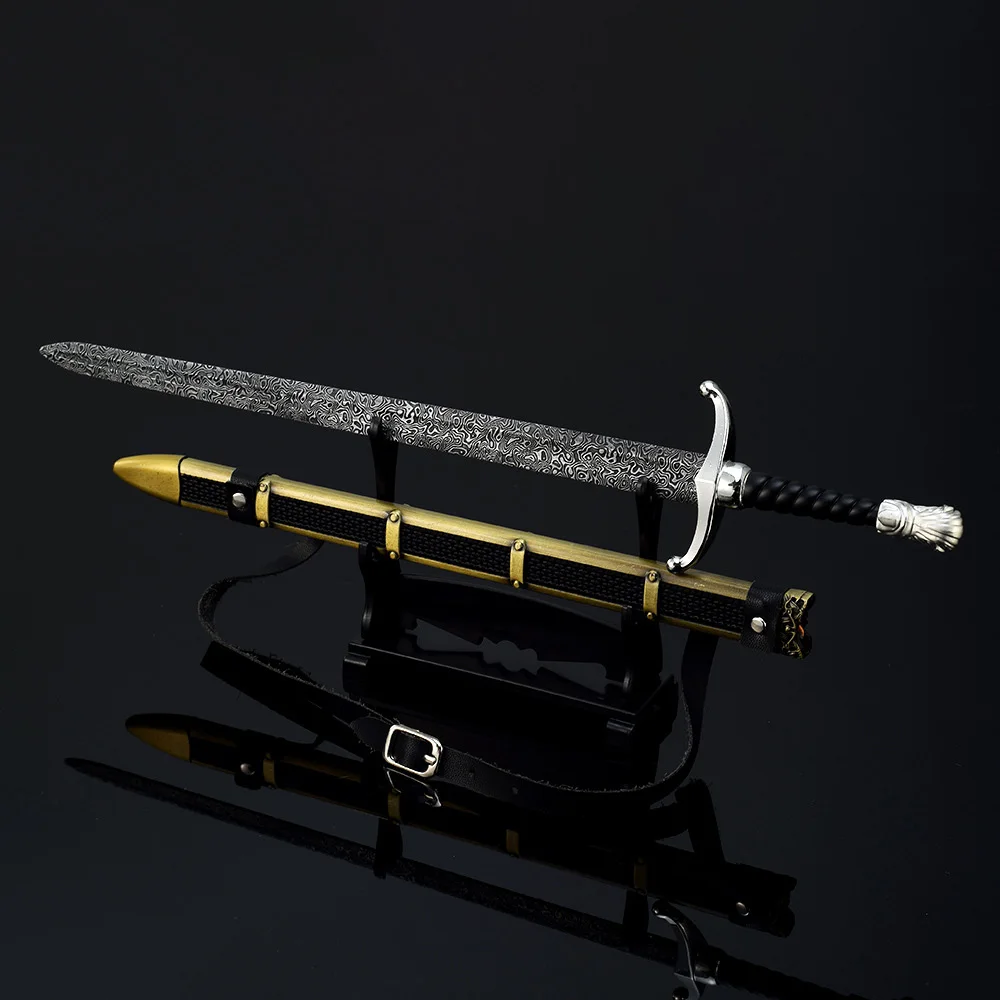 Espada de Metal Claw Longclaw, Periférico Jogo de Rocha e Neve, Arma Fria, Modelo de Tronos, Coleção Boy, Drama Americano, GOT, 30cm