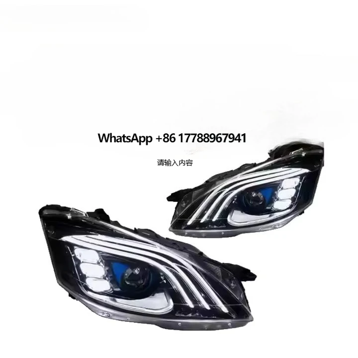 

For S-Class W221 Headlight Assembly 06-12 Improved LED Fluorescent Lamp Original ManufacturerLED Headlight Upgrade