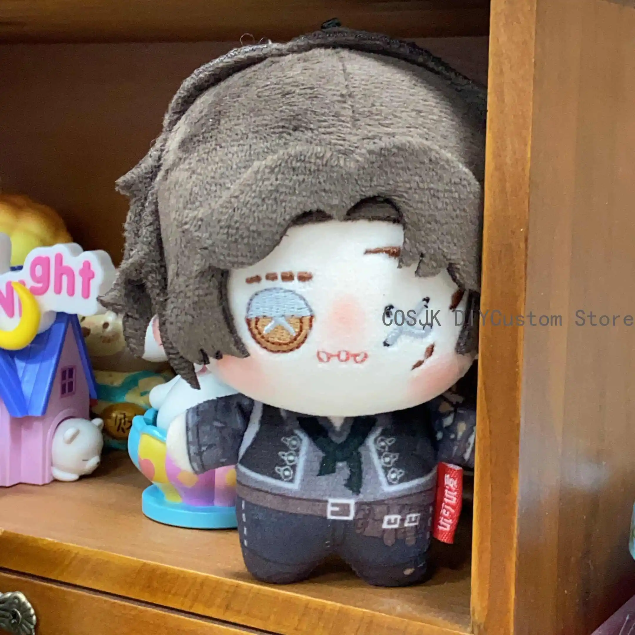 Matthias czernin identidade v10cm anime bonitounu corpo mini pingente de pelúcia chaveiro plushie saco enforcamentos mascote presentes de natal