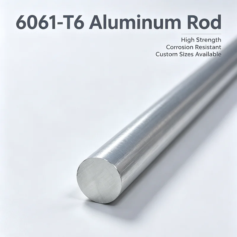 5mm 10mm 15mm 10mm 20mm Diameter 6061 Aluminum Rods Solid Metal Bars Metalworking CNC Customized Service