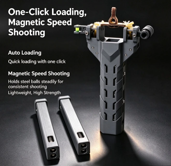 Double Row Magazine Automatic Continuous Loading Outdoor Adult Competitive High-power Hunting Tool