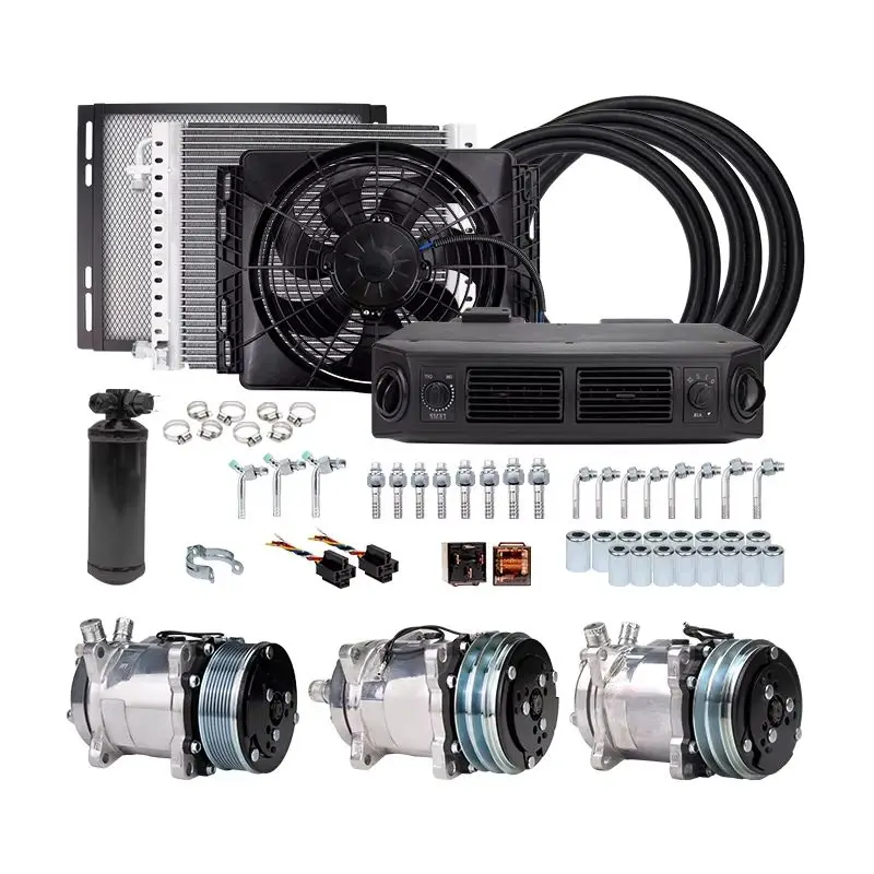Universal 12V/24V Car AC Repair Kit – Works with Trucks,Minibuses,Vans,Tractors,Diggers,RVs & Excavators