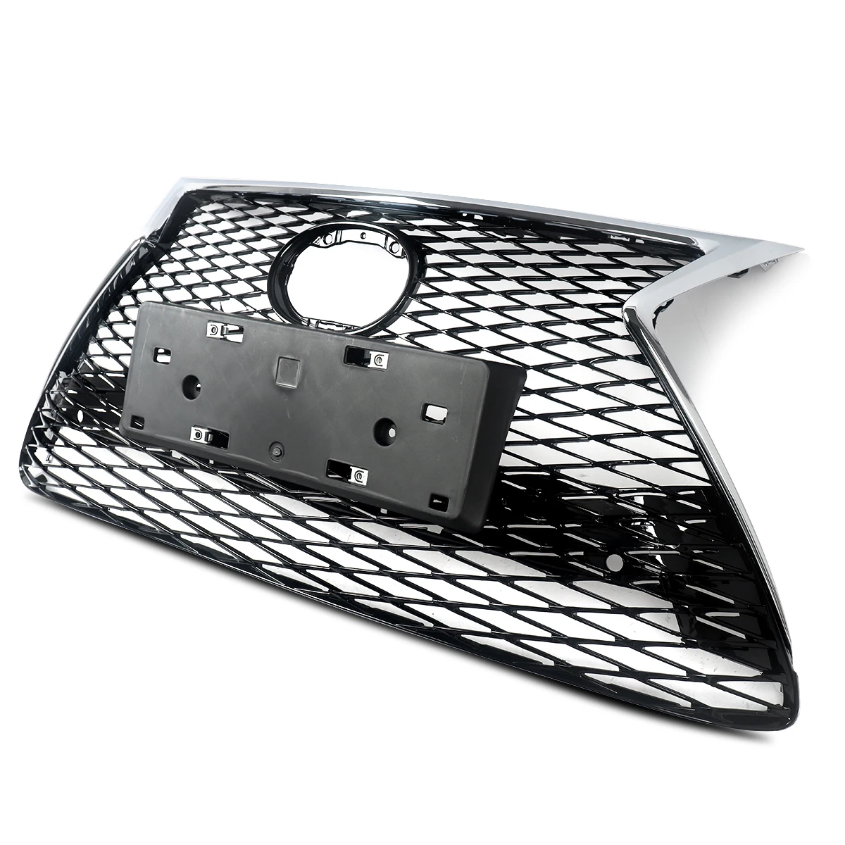 F Sport Style Front Bumper Grille Fit For Lexus NX200t NX300h 2015-2017 Chrome With Black Grills Front Hood Mesh Radiator Grill view 4