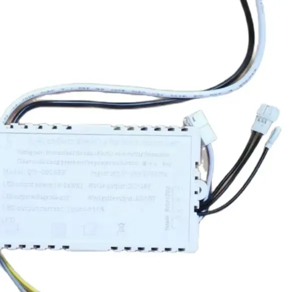 110V DC Inverter Ceiling Fan Light with 2.4G Remote Control for Natural Wind Mode and 4 Timer Options 1h 2h 4h 8h