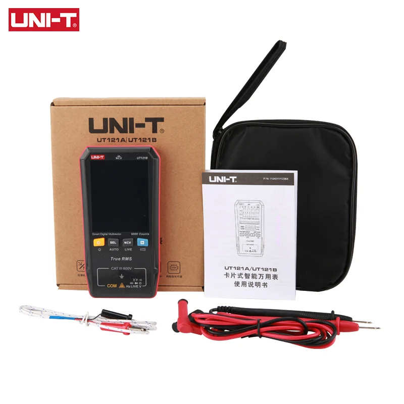 UNI-T Smart Digital Multimeter UT121A UT121B UT122 AC DC Voltage Tester Multimeter True RMS Digital Capacimeter Frequency Meter