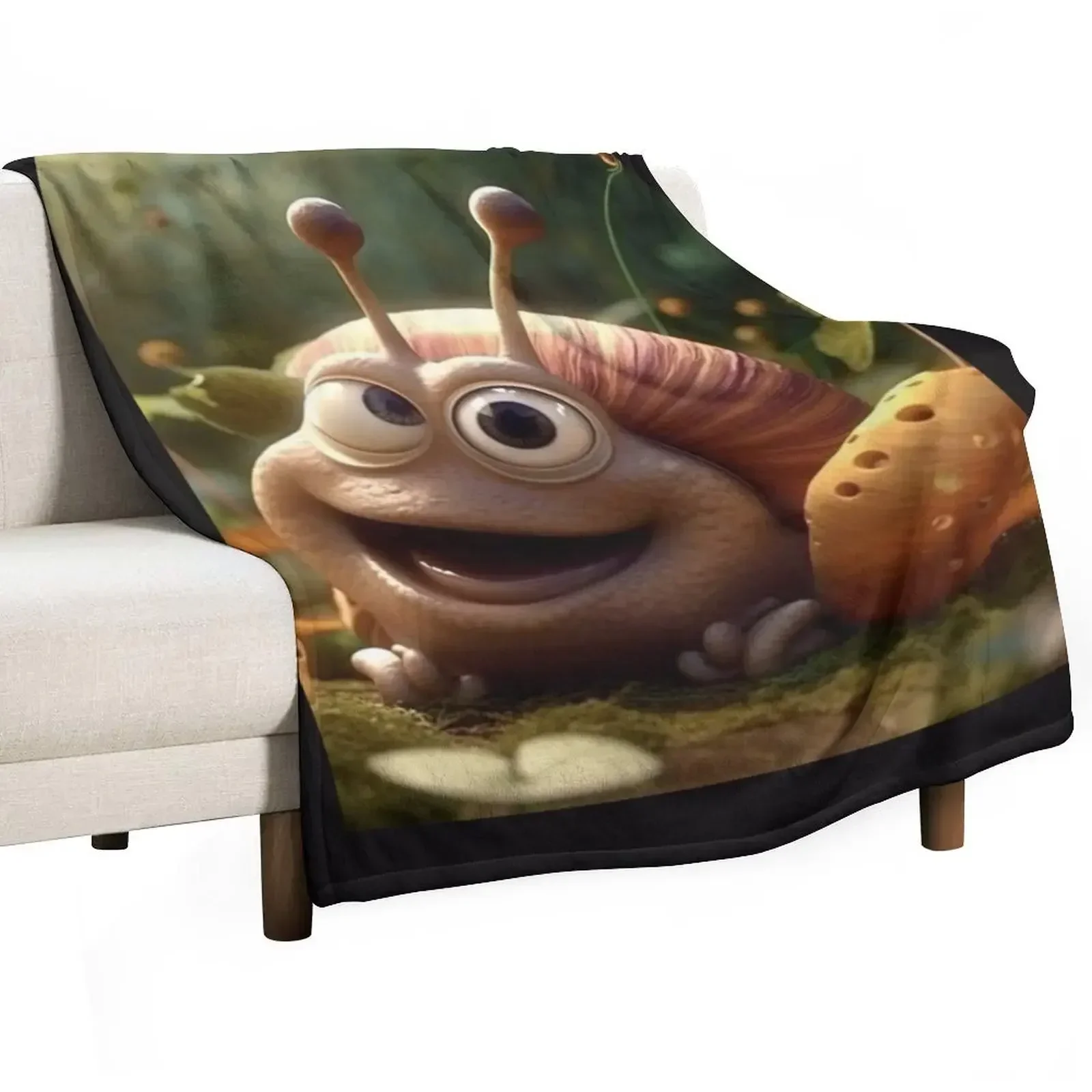 

Cute Colorful Snail Throw Blanket for babies Luxury St For Decorative Sofa Blankets