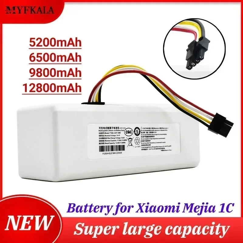 

100% Original Robot Battery 1C P1904-4S1P-MM for Xiaomi Mijia Mi Vacuum Cleaner Sweeping Mopping Robot Replacement Battery G1