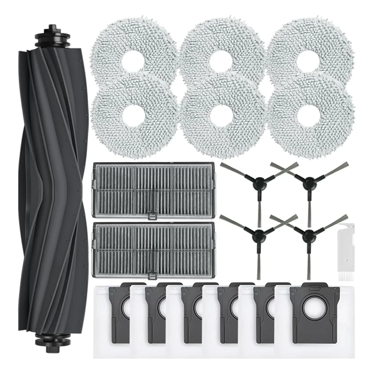 

Accessory Kit for Dreame L10s Pro Ultra Heat, Replacement Parts Main Brush, Dust Bags, Mop, Filters, Side Brush_ABGP
