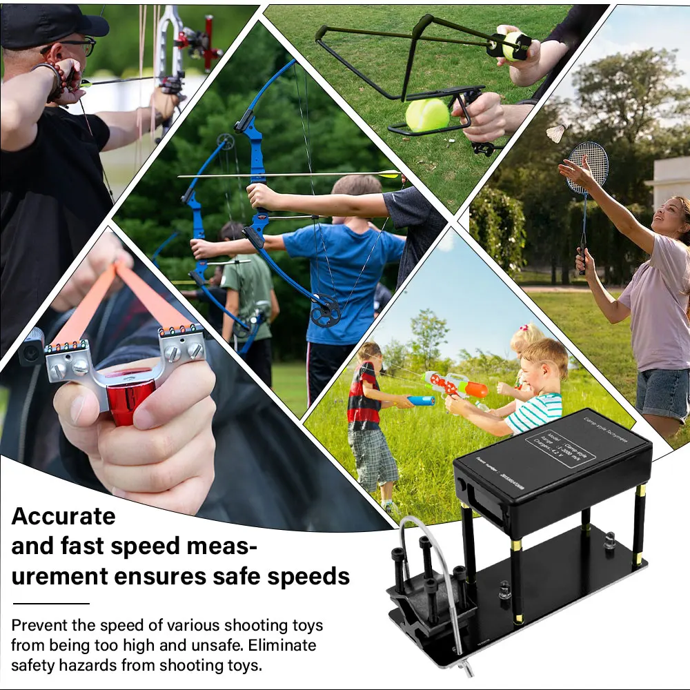 Multifunctional for Shooting Speed Meter Ball Velocity Energy Measurement Shooting Chronograph Bullet Speed Tester