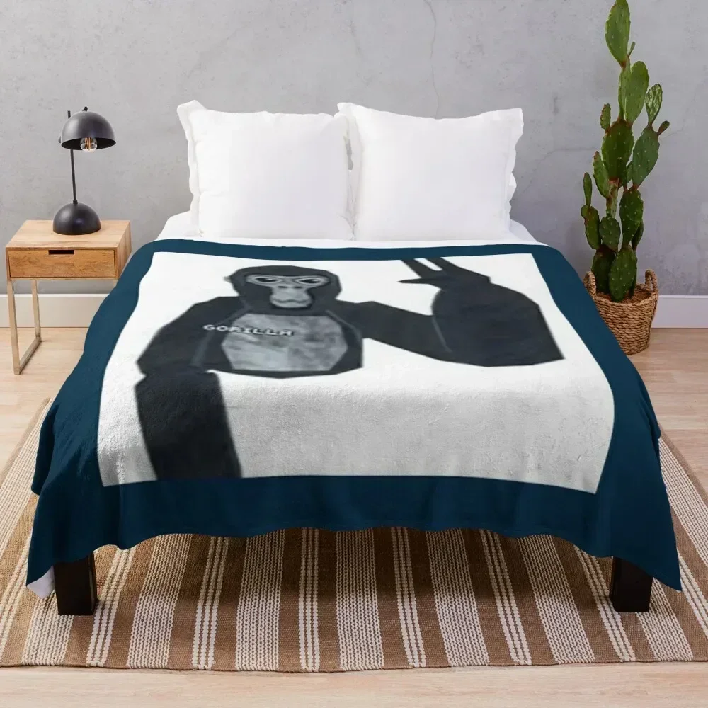 

Gorilla tag monkey Throw Blanket Cozy Napping Blanket Gift for Mom Dad