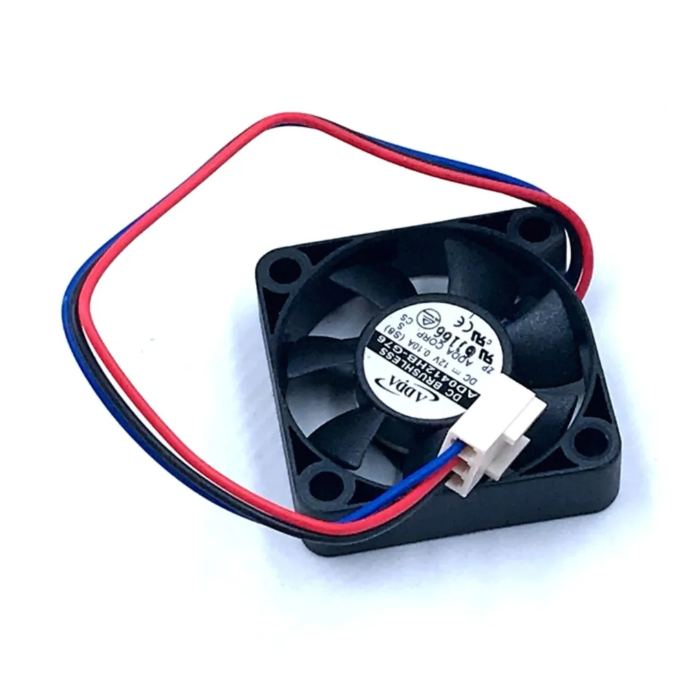 40mm fan New FOR ADDA AD0412HB-G76 40*40*10mm  4CM 4010 12V 0.1A 3-wirel 6600RPM axial Cooling