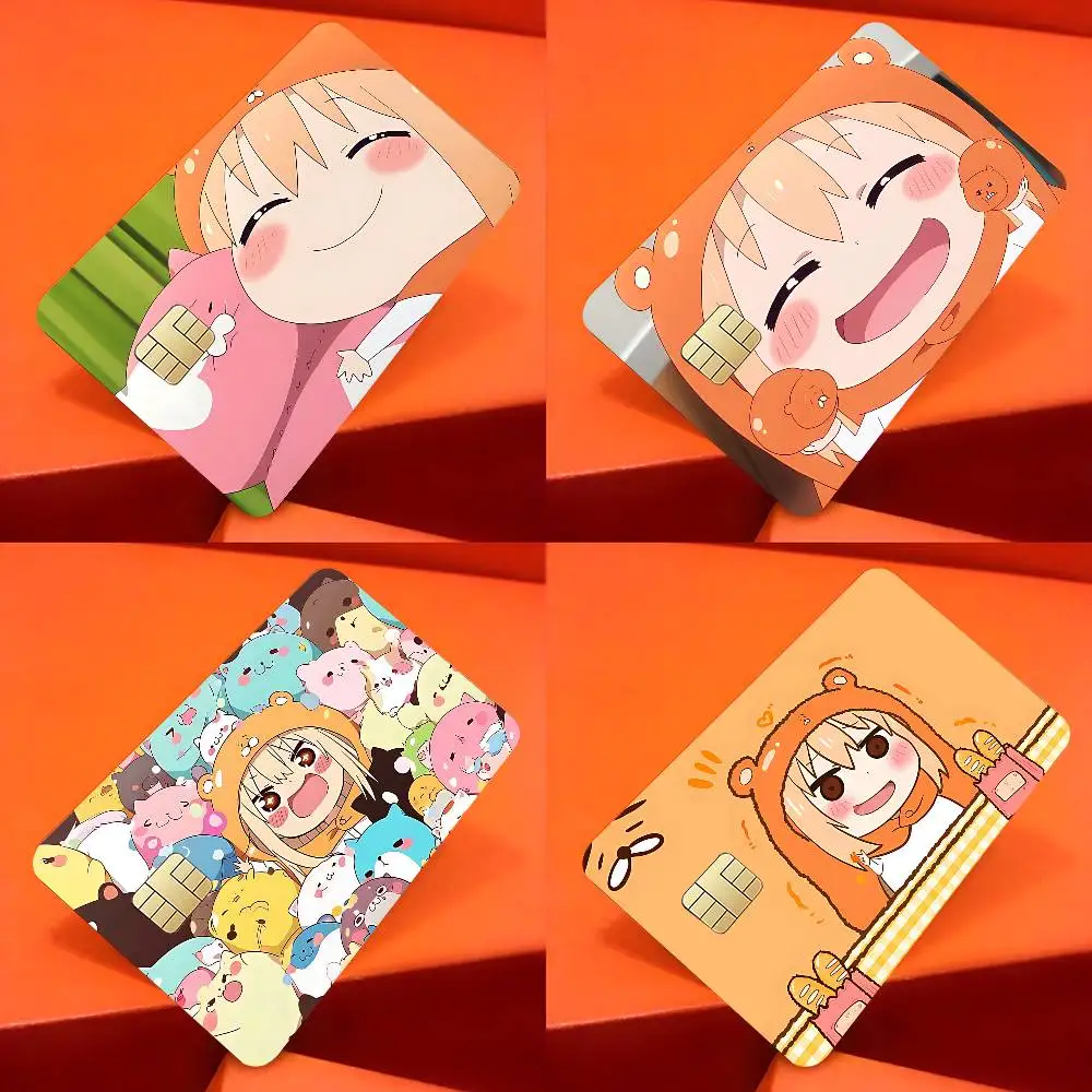 Anime U-Umaru-chans Credit Card Skin Stickers Suitable For VISA Card Bus And Subway Contactless IC Cards