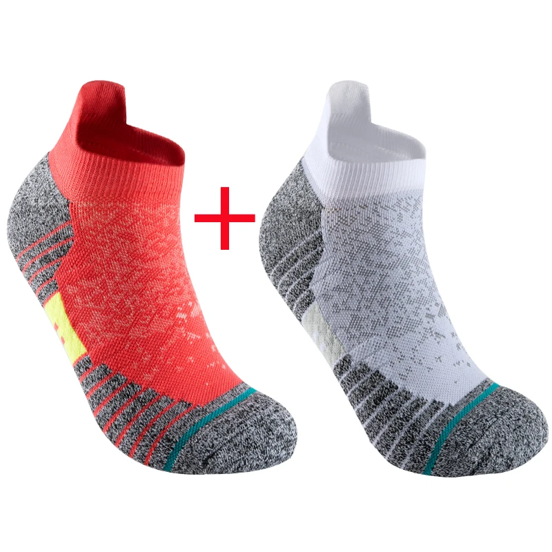 2 Paar Fahrradsocken für Herren, Kompressionssocken für Krankenpfleger, Radsportsocken für Damen, MTB-Schutzsocken, Sportsocken mit Grip, Barre-Socken, unsichtbare Socken. – Detail 1