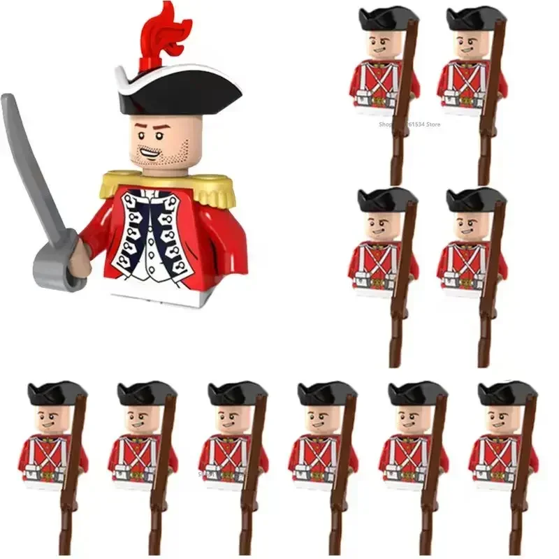 11-teiliges Set WW2 Mini Militär Kaiserliche Marine Soldaten Bausteine Figuren Lernspielzeug für Jungen Weihnachtsgeschenk