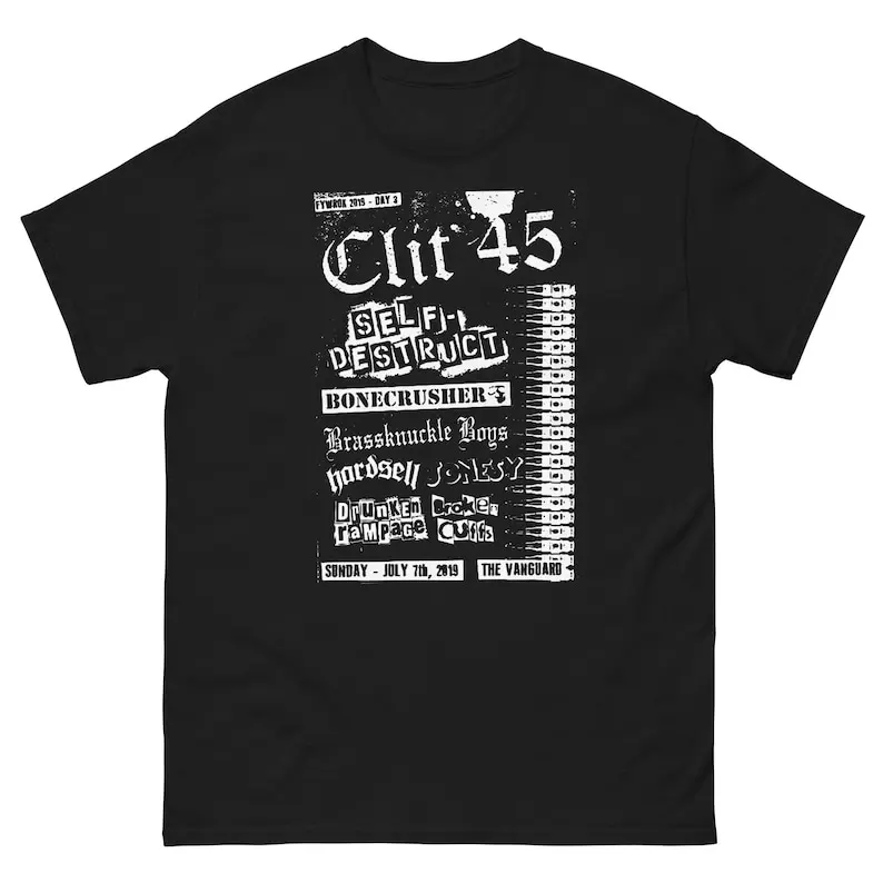 American Punk Rock Band Men's Classic Tee Cotton Tees Short Sleeve T Shirt O-Neck Clothing Summer